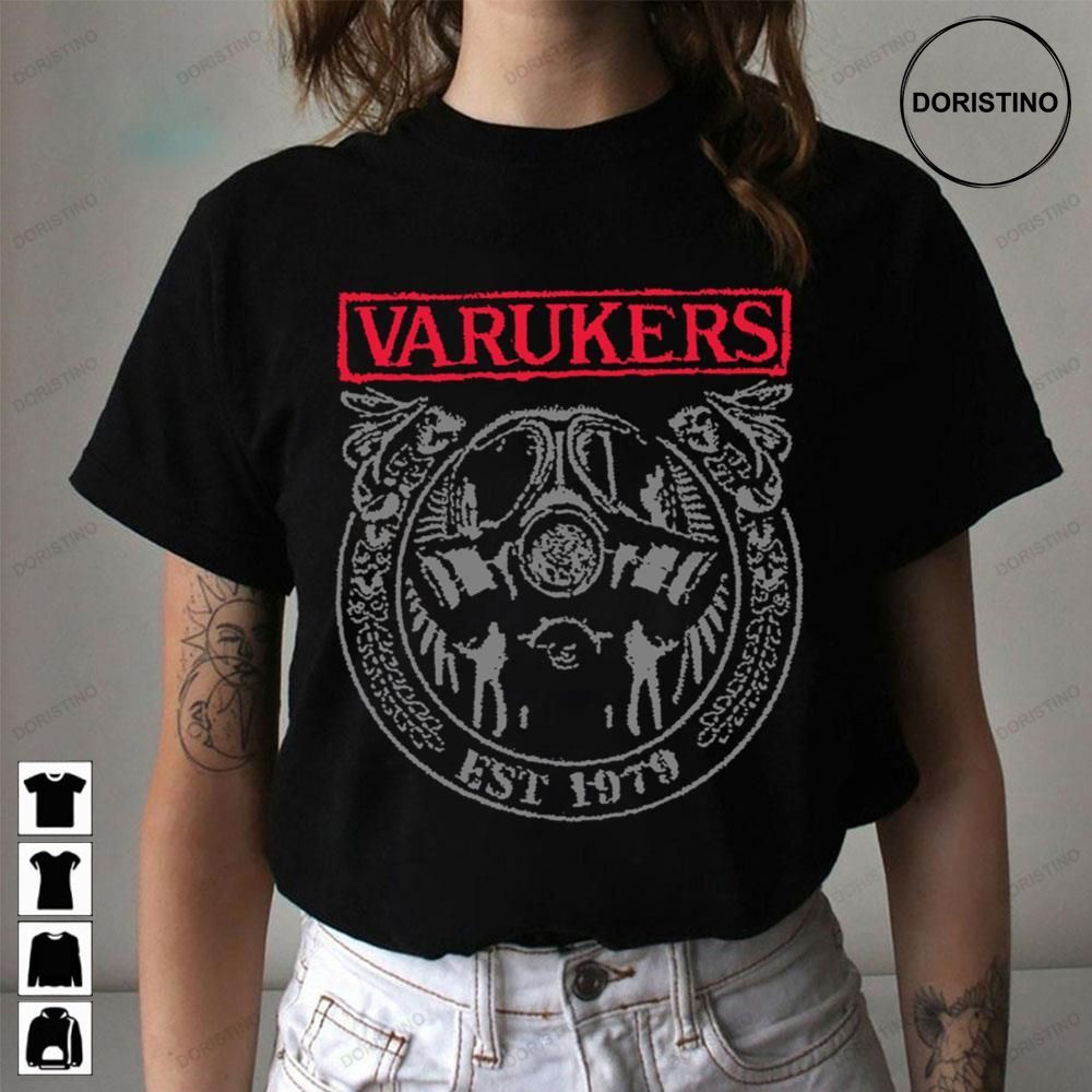 The Varukers Est 1979 Limited Edition T-shirts